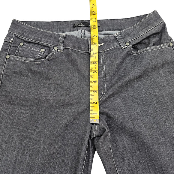 Prana Jeans Women's Size 12 Gray Straight Leg Slim Fit - Picture 15 of 15